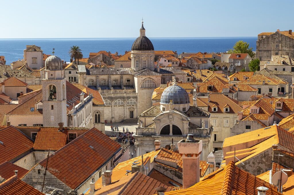 Miasto Dubrovnik w Chorwacji. Zdjęcie miasta Dubrovnik